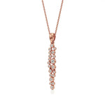 Celestia | Classic Round Lab Grown Diamonds Cluster Pendant - Nivara