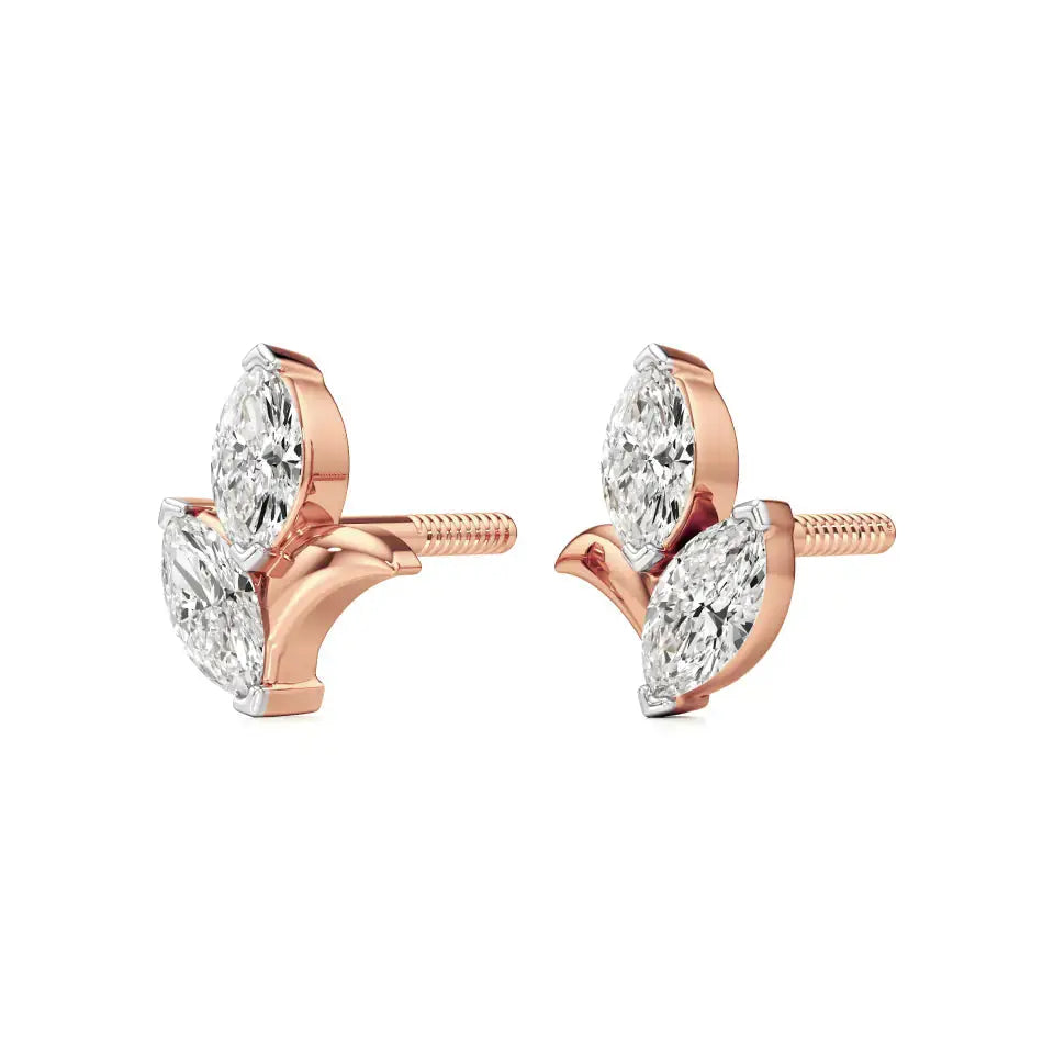 Mode | Marquise Lab-Grown Diamond Studs - Nivara