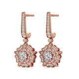 Flora | Round Round Lab-Grown Diamonds Floral Studs - Nivara