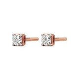 Thea | 4-Prong Round Lab-Grown Diamond Stud - Nivara