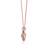Sneh | Pear & Round Lab Grown Diamonds Heart Pendant - Nivara