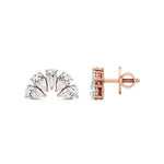 Mode | Round & Marquise Lab-Grown Diamond Swirl Studs - Nivara