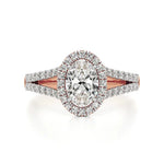 Mira | Classic Oval-cut with Halo - Nivara