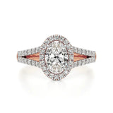 Mira | Classic Oval-cut with Halo - Nivara