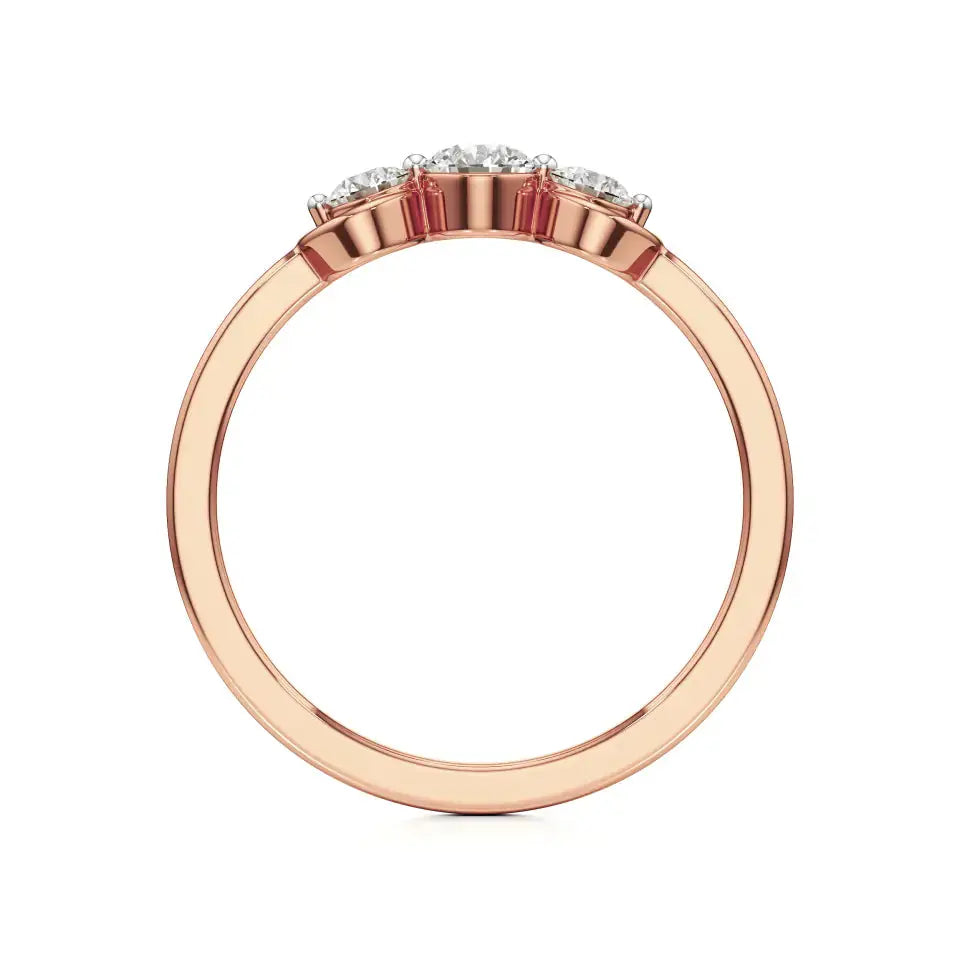 Foreva | Lab-Grown Diamond Three-Stone Ring - Nivara