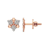 Flora | Round Lab-Grown Diamonds Clustered Studs - Nivara