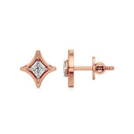 Mode | Princess Lab-Grown Diamond Solitaire Studs - Nivara