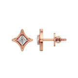 Mode | Princess Lab-Grown Diamond Solitaire Studs - Nivara