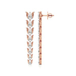 Mode | Pear Lab-Grown Diamonds Dangler Earrings - Nivara