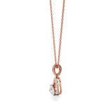 Sneh | Classic Pear & Round Lab Grown Diamonds Pendant - Nivara