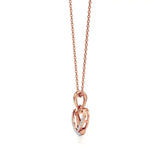 Foreva | Round Lab Grown Diamonds Infinity Loop Pendant - Nivara