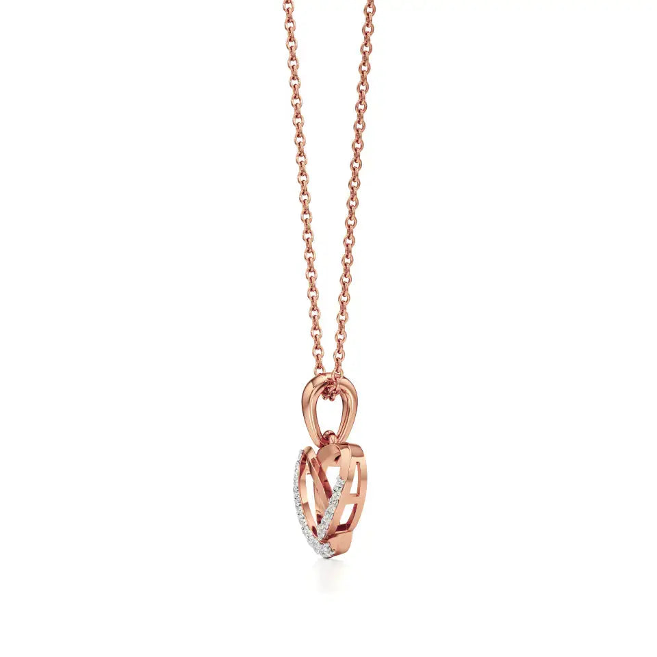 Foreva | Round Lab Grown Diamonds Infinity Loop Pendant - Nivara