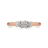 Aria | Round Lab-Grown Diamond Three-Stone Ring - Nivara