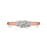 Aria | Lab-Grown Diamond Three-Stone Ring - Nivara