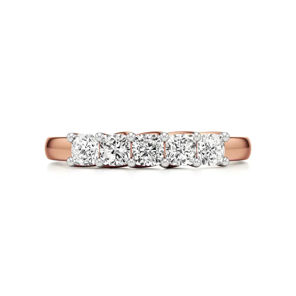 Foreva | Cushion Lab-Grown Diamond Eternity Band - Nivara