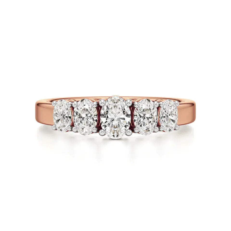 Foreva | Oval Lab-Grown Diamond Ring - Nivara