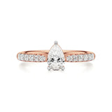 Amara | Round & Pear Lab-Grown Diamond Ring - Nivara