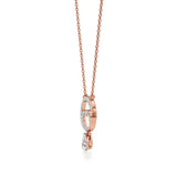 Sneh | Pear & Round Lab Grown Diamonds Pendant - Nivara