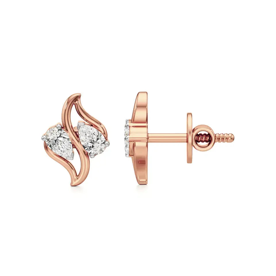 Mode | Pear Lab-Grown Diamond Studs - Nivara