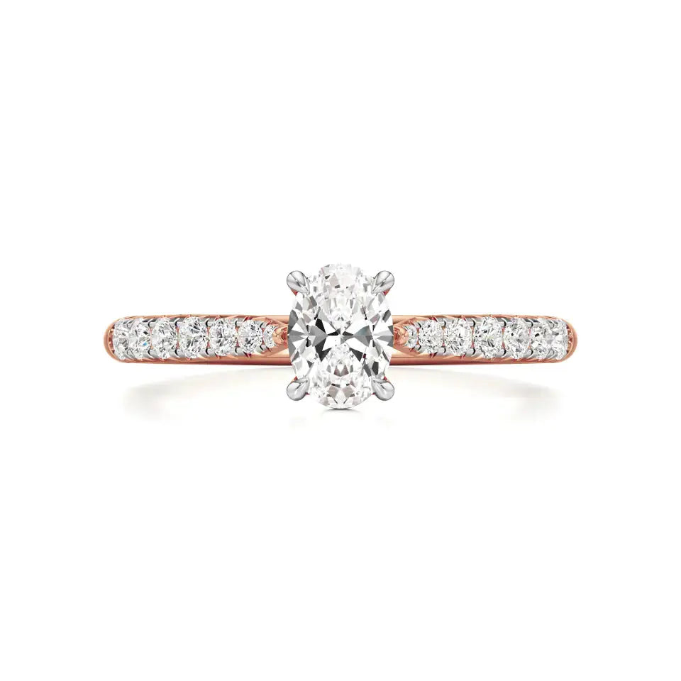 Amara | Round & Oval Lab-Grown Diamond Ring - Nivara