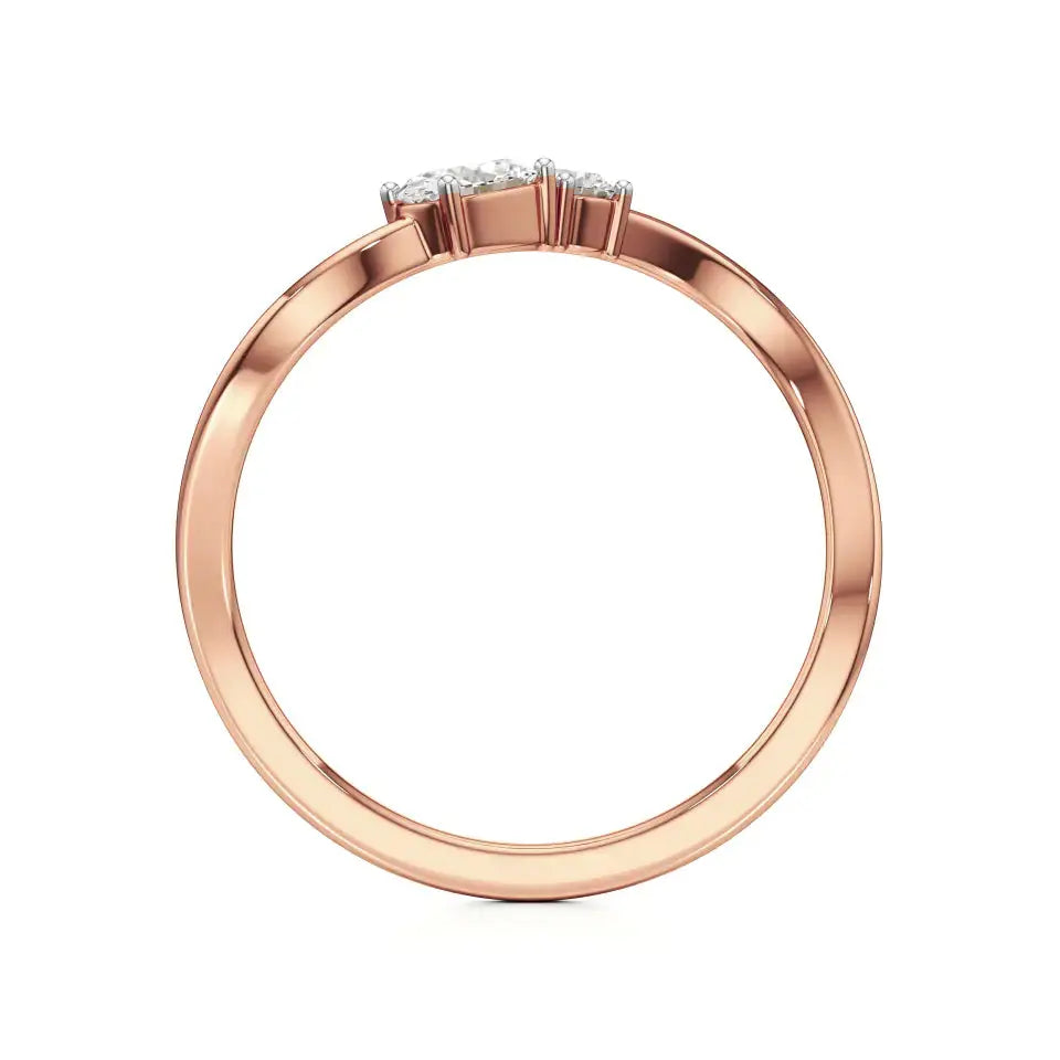 Mode | Oval & Round Lab-Grown Diamond Ring - Nivara