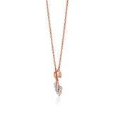 Foreva | Pear & Round Lab Grown Diamonds Infinity  Pendant - Nivara