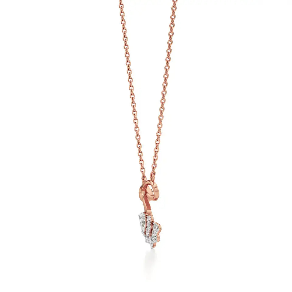 Foreva | Pear & Round Lab Grown Diamonds Infinity  Pendant - Nivara