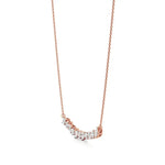 Anek | Multi-Shape Lab Grown Diamonds Bar Necklace - Nivara