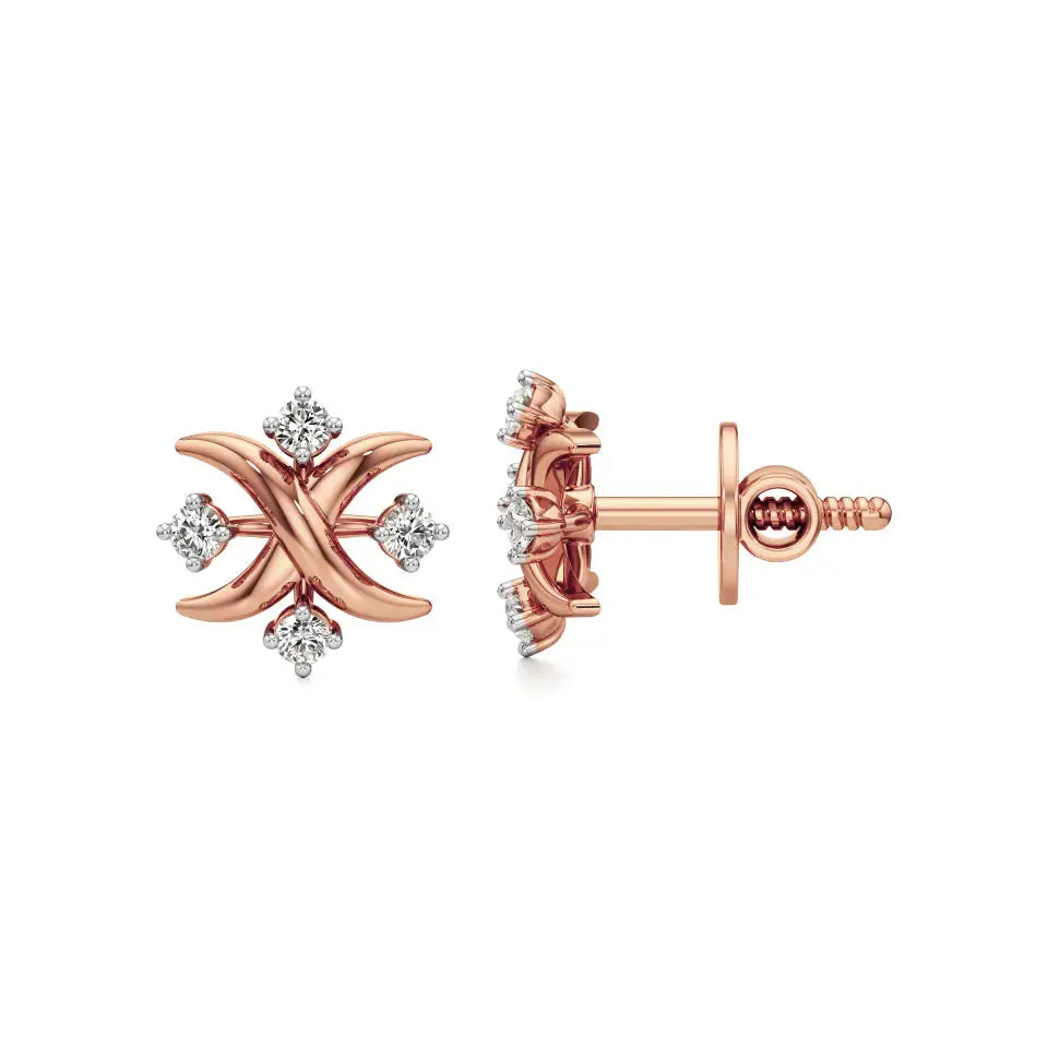 Mode | Round Lab-Grown Diamonds Studs - Nivara