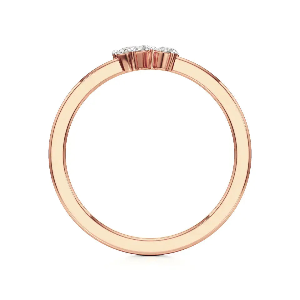 Mode | Round & Pear Lab-Grown Diamond Solitaire Ring - Nivara