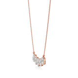 Elina | Oval Lab Grown Diamonds with Halo Necklace