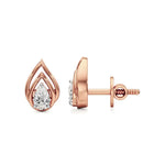 Mode | Pear Soliltaire Lab-Grown Diamond Studs - Nivara