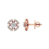 Nora | Round Lab-Grown Diamonds Halo Studs - Nivara