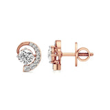 Mode | Pear-Cut Diamond Stud Earrings - Nivara