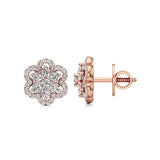 Flora | Round Lab-Grown Diamond Studs - Nivara