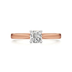 Amora | Cushion Lab-Grown Diamond Solitaire Ring - Nivara