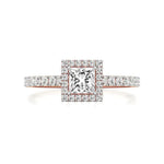 Mira | Round & Princess Lab-Grown Diamond Halo Ring - Nivara