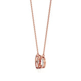 Sneh | Round Lab Grown Diamonds Loop Heart Pendant - Nivara