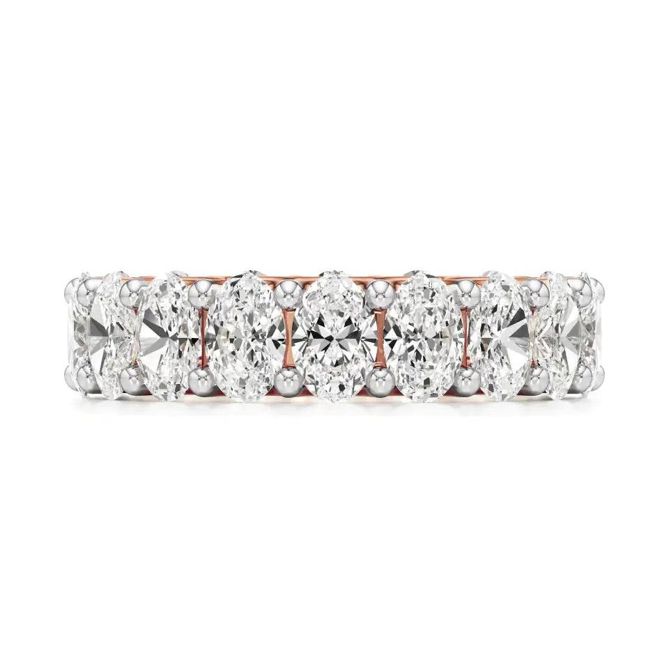 Foreva | Oval-cut Stones Lab-Grown Diamond Ring - Nivara