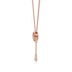 Sneh | Pear & Round Lab Grown Diamonds Tear Drop Pendant - Nivara