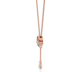 Sneh | Pear & Round Lab Grown Diamonds Tear Drop Pendant - Nivara