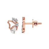 Vanya | Pear & Round Lab-Grown Diamonds Butterfly Studs - Nivara