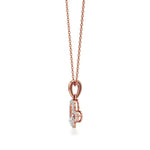 Sneh | Classic Heart & Round Lab Grown Diamonds Pendant - Nivara