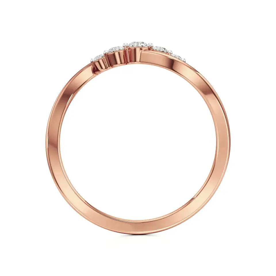 Foreva | Round Lab-Grown Diamond 5-Stone Band - Nivara