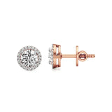 Sol | Round Solitaire with Halo Studs - Nivara