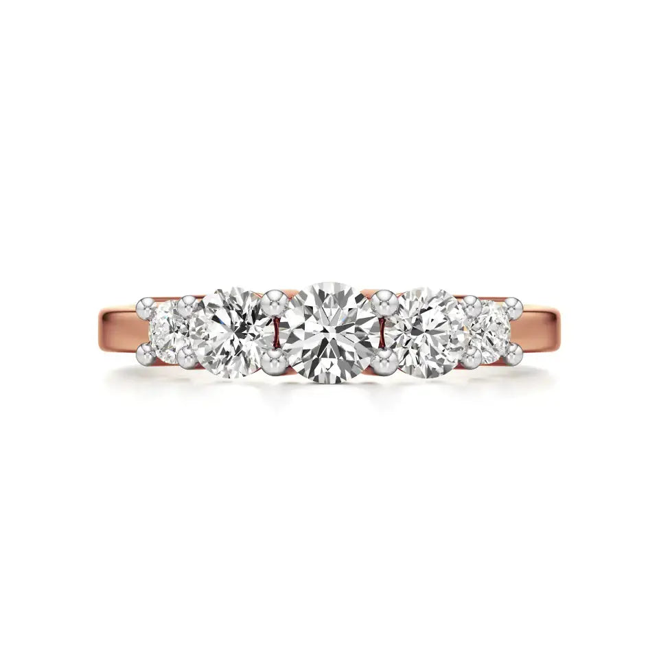 Foreva | Round Lab-Grown Diamond Eternity Band - Nivara