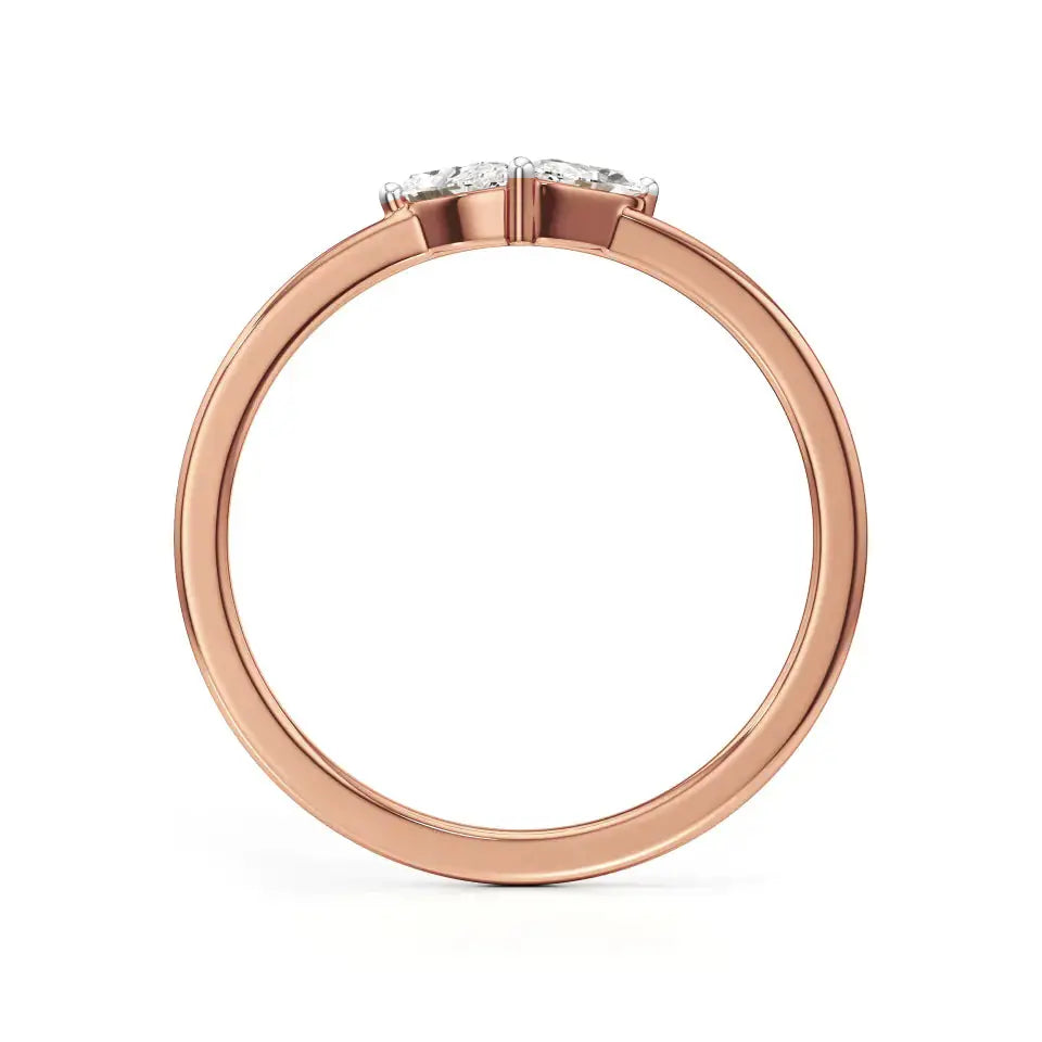 Mode | Marquise & Pear Lab-Grown Diamond Solitaire Ring - Nivara