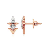 Mode | Round and Pear Duo Lab-Grown Diamond Studs - Nivara