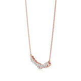Anek | Multi-Shape Lab Grown Diamonds Bar Necklace