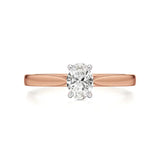 Amora | Oval & Radiant Lab-Grown Diamond Solitaire Ring - Nivara